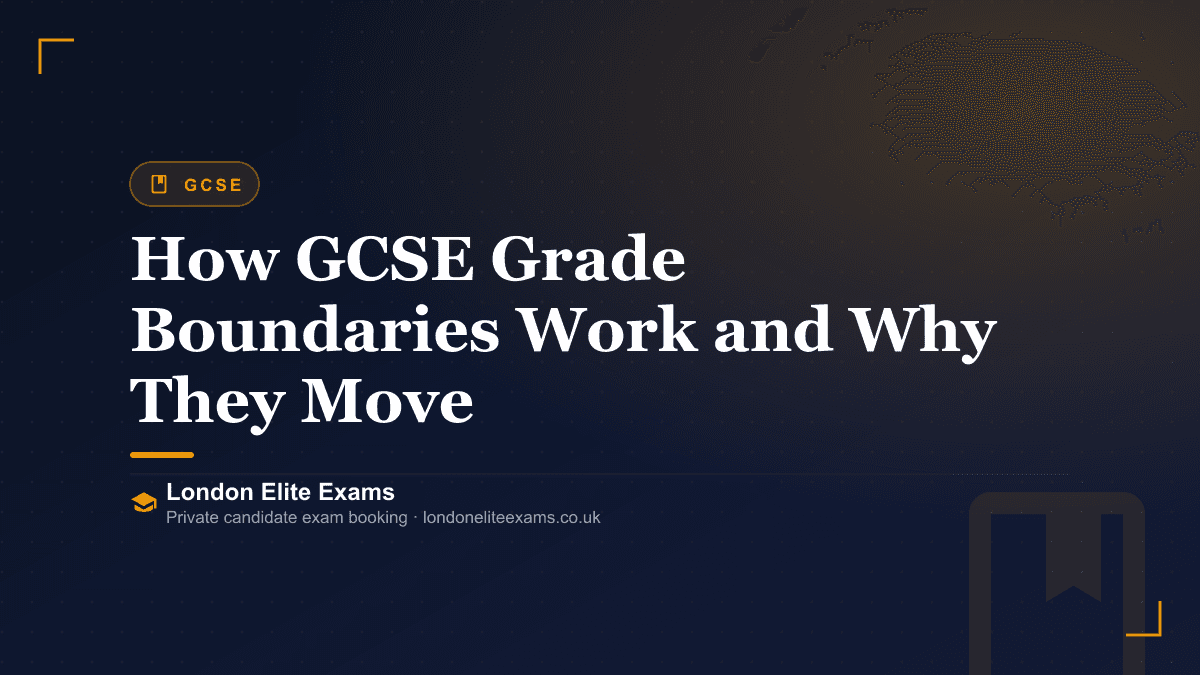 How GCSE Grade Boundaries Work and Why They Move — a London Elite Exams guide